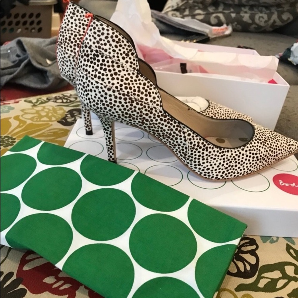 Ladies Boden Carrie Mid Heel Pumps